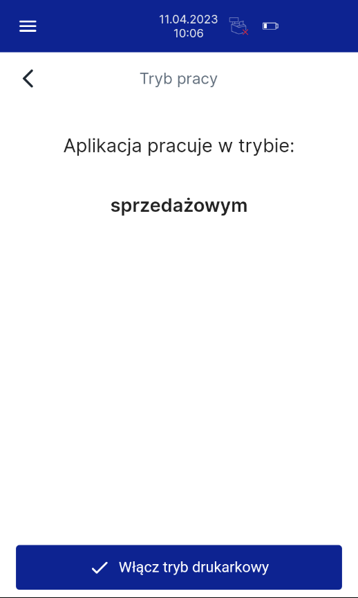 tryb sprzedażowy